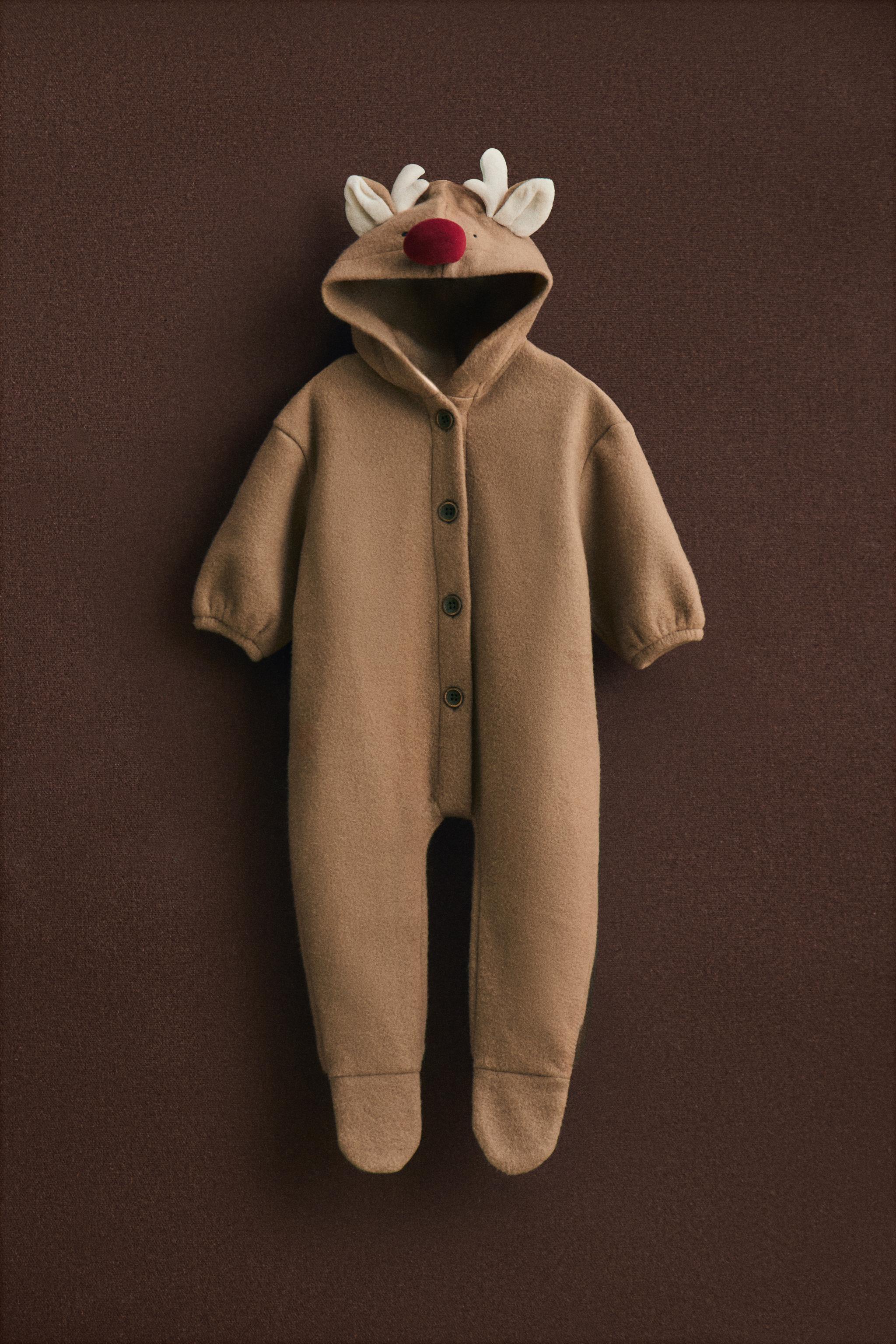 BABY CHRISTMAS REINDEER ROMPER